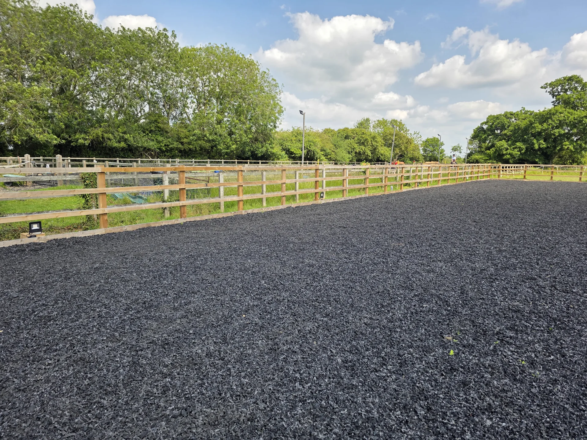 Outdoor Paddock Lighting Installation